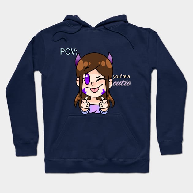 Finger Guns (w/text) Hoodie by Catsacue's Shoppe